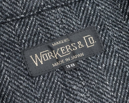 WORKERS(ワーカーズ)～Lounge Jacket, Twisted Herringbone Tweed～