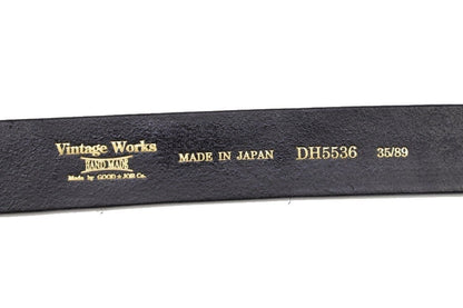 VINTAGE WORKS(ヴィンテージワークス)～(DH5536) 38mm "C"BUCKLE LEATHER BELT FLANNEL～