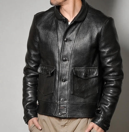 FINE CREEK & CO(ファインクリークアンドコー)～Joseph Jacket Goat Black～
