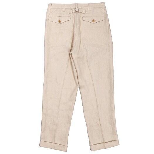 WORKERS(ワーカーズ)～IVY Trousers, French Linen Herringbone, Ecru～