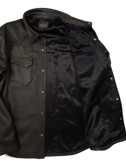 FINE CREEK & CO (ファインクリークアンドコー)～"Hank" Leather Shirt～