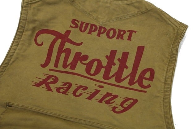 FREEWHEELERS(フリーホイーラーズ)～"Throttle Racing" SPEED ENGINEER SLEEVELESS COAT～