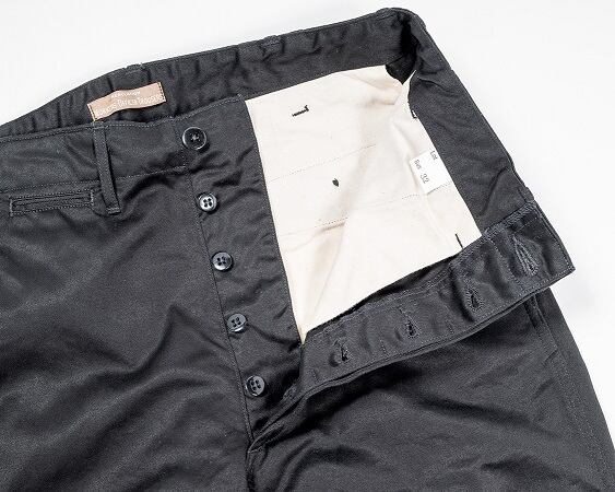 WORKERS(ワーカーズ)～Officer Trousers, Regular Fit, Type 2, Black Chino～
