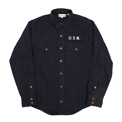 FREEWHEELERS(フリーホイーラーズ)～"Jolly Rogers CV17" U.S.NAVY UTILITY SHIRT～