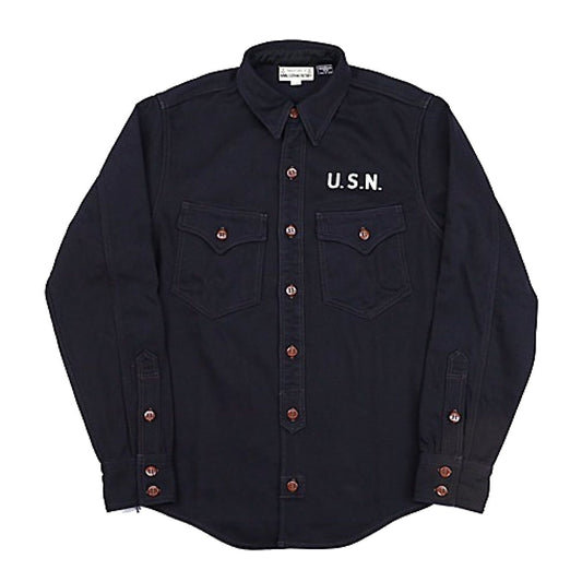 FREEWHEELERS(フリーホイーラーズ)～"Jolly Rogers CV17" U.S.NAVY UTILITY SHIRT～