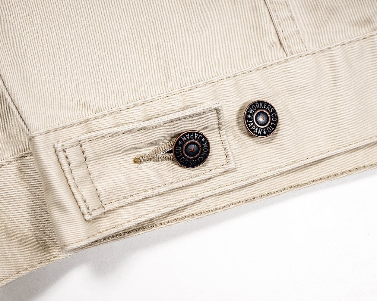 WORKERS(ワーカーズ)～Lot 857, Sanforized, 10 oz, Double Twist Chino, Oyster～