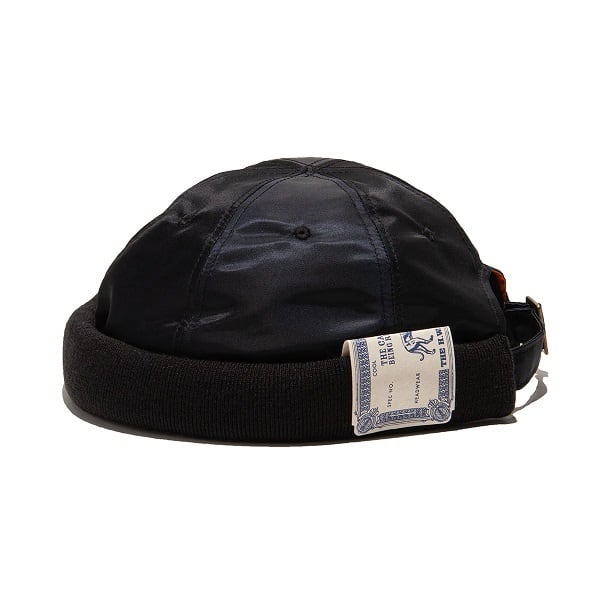 THE H.W.DOG & Co.(ドッグアンドコー)～MA-1 ROLL CAP - BLACK～