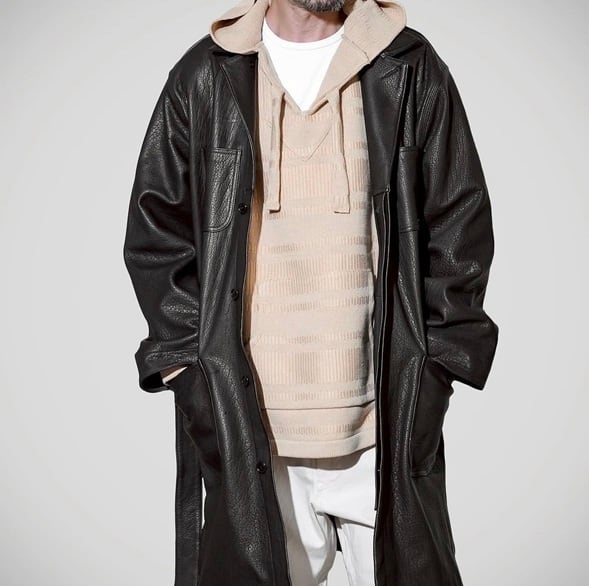 C-WORKS(シーワークス)～”Agents” Deerskin Shop Coat～
