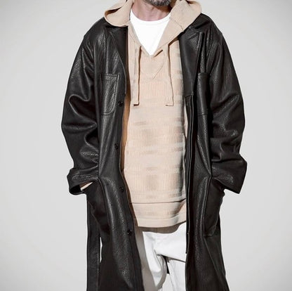 C-WORKS(シーワークス)～”Agents” Deerskin Shop Coat～