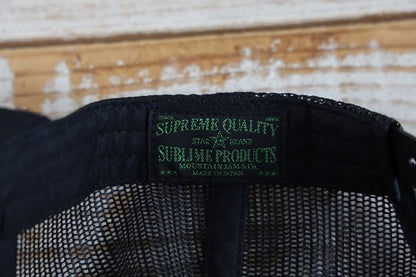 MOUNTAIN JAM & Co. (マウンテンジャム＆コー)～Spunky Mesh Cap Black(Blue)～