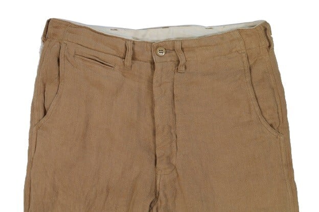 CUSHMAN(クッシュマン)～LINEN TROUSERS CAMEL～