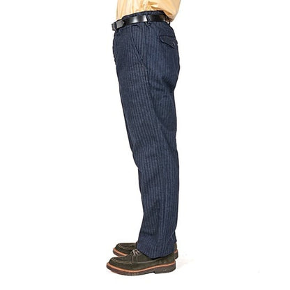 WORKERS(ワーカーズ)～Officer Trousers, Regular, Type 2, Indigo Herringbone～