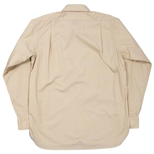 WORKERS(ワーカーズ)～Round Collar Shirt, Poplin, Beige～