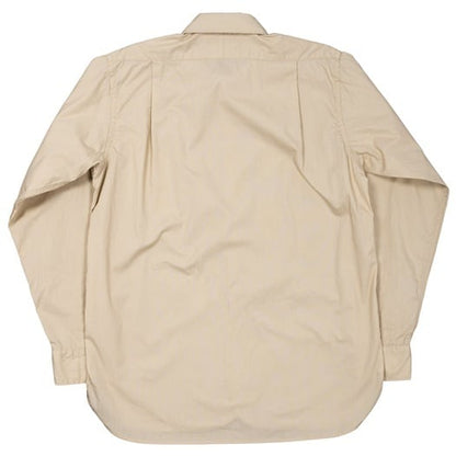 WORKERS(ワーカーズ)～Round Collar Shirt, Poplin, Beige～