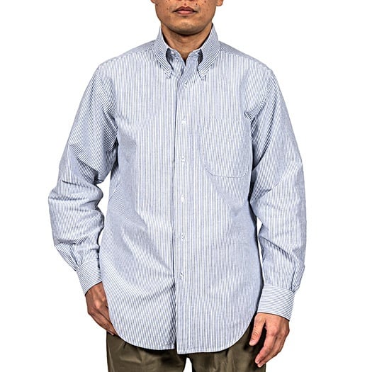 WORKERS(ワーカーズ)～7 Button BD, Stripe OX, Blue～
