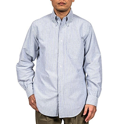WORKERS(ワーカーズ)～7 Button BD, Stripe OX, Blue～