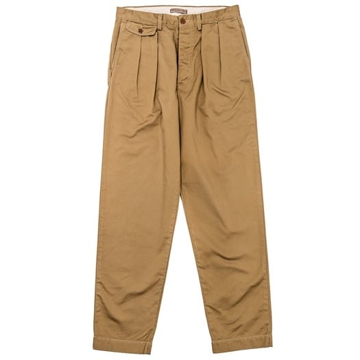 WORKERS(ワーカーズ)～Officer Trousers, 2 Tuck, USMC Khaki, 10 oz Chino～