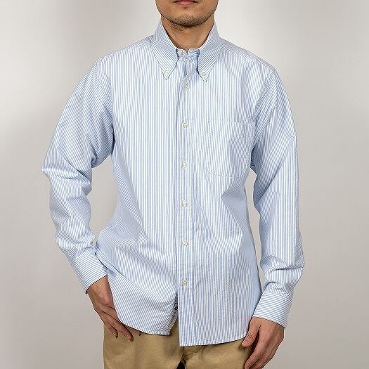 WORKERS(ワーカーズ)～Modified IVY BD, American Sea Island Cotton OX Stripe～