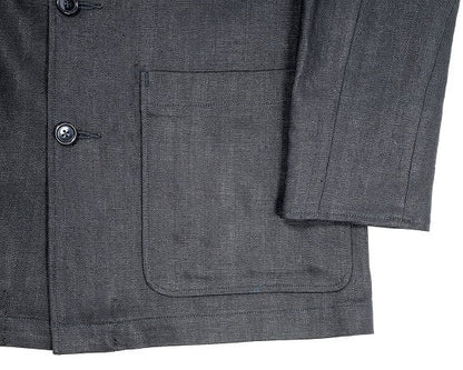 WORKERS(ワーカーズ)～Forestier French Linen Herringbone, Black～