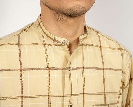 WORKERS(ワーカーズ)～Band Collar Shirt～