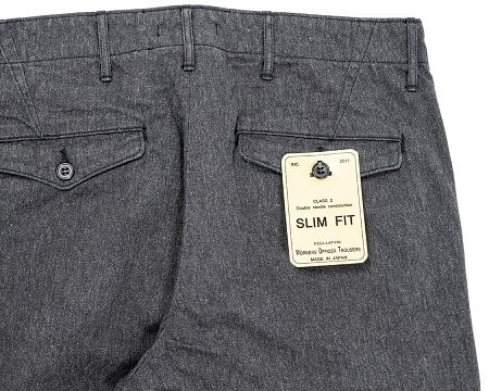 WORKERS(ワーカーズ)～Workers Officer Trousers SlimFit Type2 Cotton Serge～
