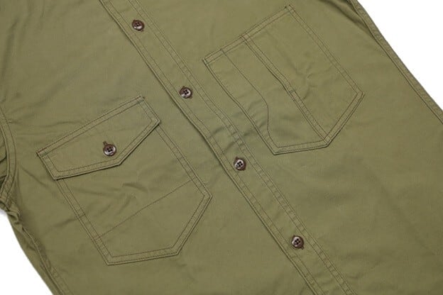 FREEWHEELERS(フリーホイーラーズ)～Blystone MECHANIC SHIRT L.K.OLIVE～