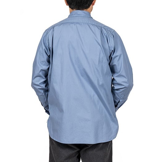 WORKERS(ワーカーズ)～Round Collar Shirt, Poplin, Blue Grey～