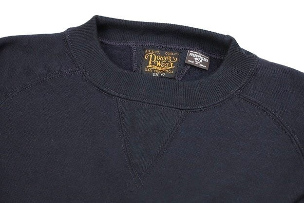 FREEWHEELERS(フリーホイーラーズ)～"FREEDOM SLEEVE DOUBLE V SWEAT SHIRT" SPECIAL HEAVY WEIGHT NAVY～