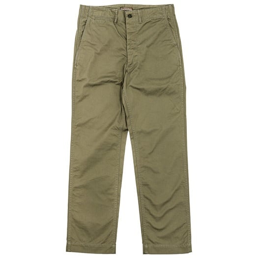 WORKERS(ワーカーズ)～Officer Trousers, Regular Fit, 8 oz Hunter Green Chino～