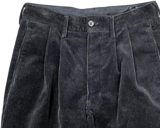 WORKERS(ワーカーズ)～WORKERS Trousers, Heavy Corduroy, Black～