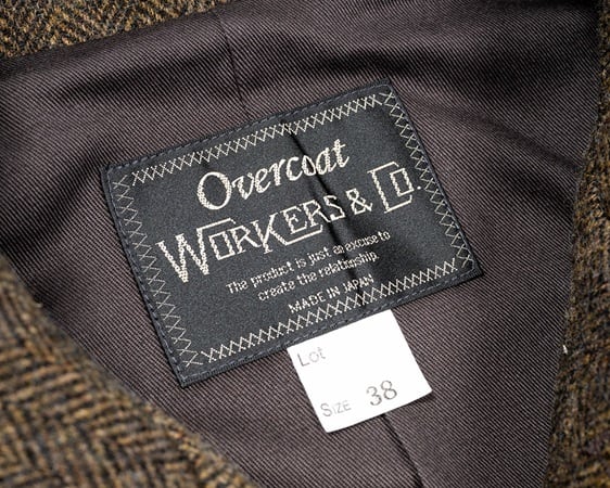 WORKERS(ワーカーズ)～Bal Collar Coat, Ichinomiya Tweed～