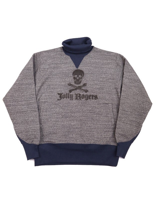 FREEWHEELERS(フリーホイーラーズ)～"U.S.NAVY VF-17 Jolly Rogers" TURTLE NECK SWEAT SHIRT～