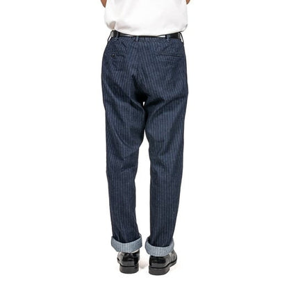 WORKERS(ワーカーズ)～Officer Trousers SlimType2 Indigo Herringbone～