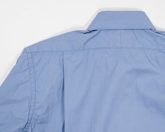 WORKERS(ワーカーズ)～Round Collar Shirt, Poplin, Blue Grey～