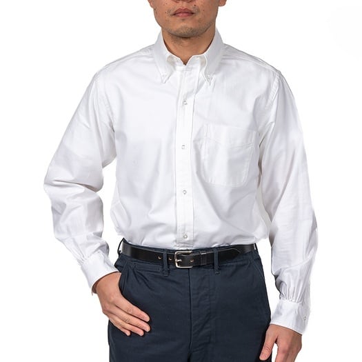 WORKERS(ワーカーズ)～6 Button BD, Supima OX, White～