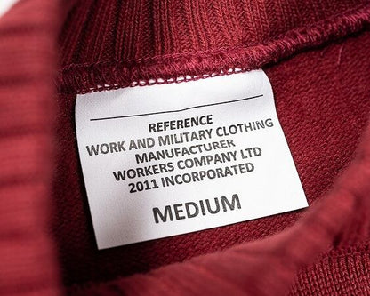 WORKERS(ワーカーズ)～Raglan Sweater, Burgundy～