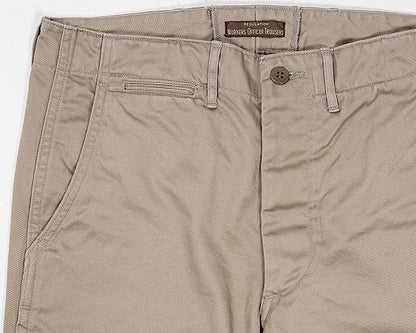 WORKERS(ワーカーズ)～Workers Officer Trousers SlimFit Type2 Greige Chino～
