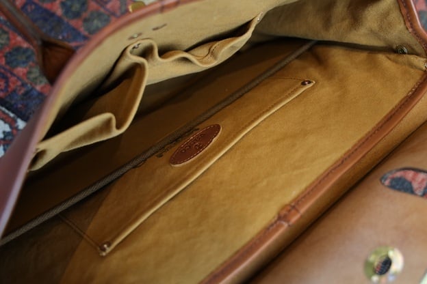 VASCO(ヴァスコ)～LEATHER SADDLE TOTE BAG CAMEL～