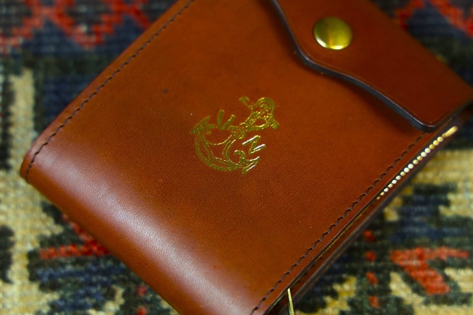 VASCO(ヴァスコ)～LEATHER NAVAL MIDDLE WALLET～