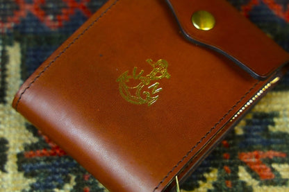 VASCO(ヴァスコ)～LEATHER NAVAL MIDDLE WALLET～