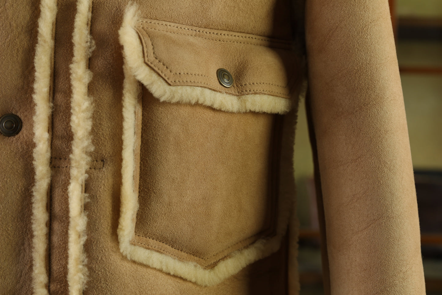 HIGHLARGE LEATHERS (ハイラージレザーズ)～Oklahoma City Mouton BEIGE～
