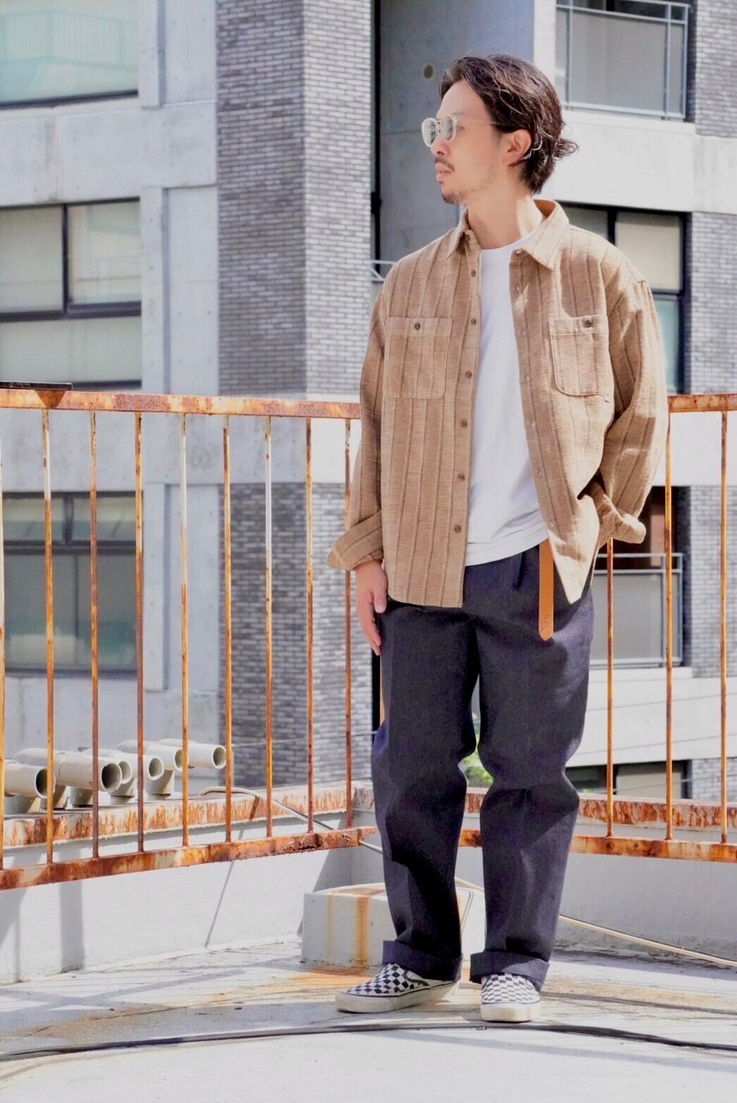 Sugar&Co.(シュガーアンドカンパニー)～MOLESKIN STRIPE DROP SHIRT～