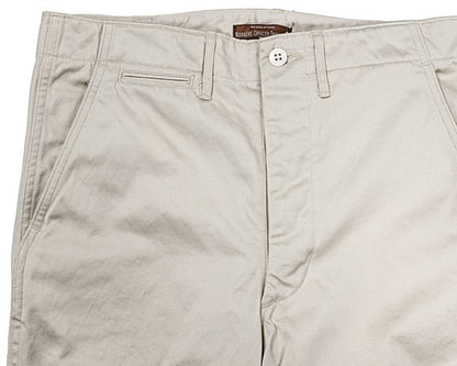 WORKERS(ワーカーズ)～Officer Trousers Slim Type2, Pearl White Chino～