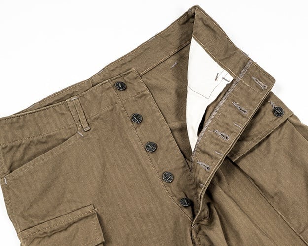 WORKERS(ワーカーズ)～M43 Trousers Mod, Khaki Herringbone～