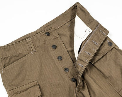 WORKERS(ワーカーズ)～M43 Trousers Mod, Khaki Herringbone～