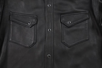 FINE CREEK & CO (ファインクリークアンドコー)～"Hank" Leather Shirt～