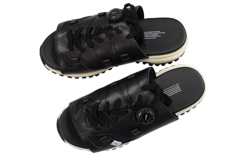 COMFY(コムフィ)～GRAVEL SANDAL BK～