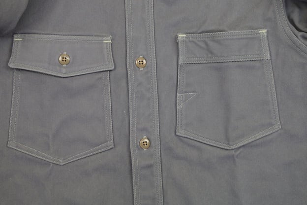 FREEWHEELERS(フリーホイーラーズ)～"Gemsa" WORK SHIRT STEEL GRAY～