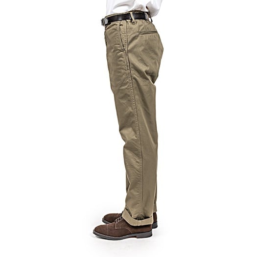 WORKERS(ワーカーズ)～Officer Trousers, Regular Fit, 8 oz Hunter Green Chino～