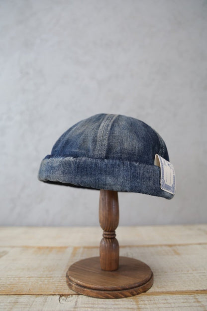 THE H.W.DOG & Co.(ドッグアンドコー)～WASH DENIM ROLL CAP INDIGO～